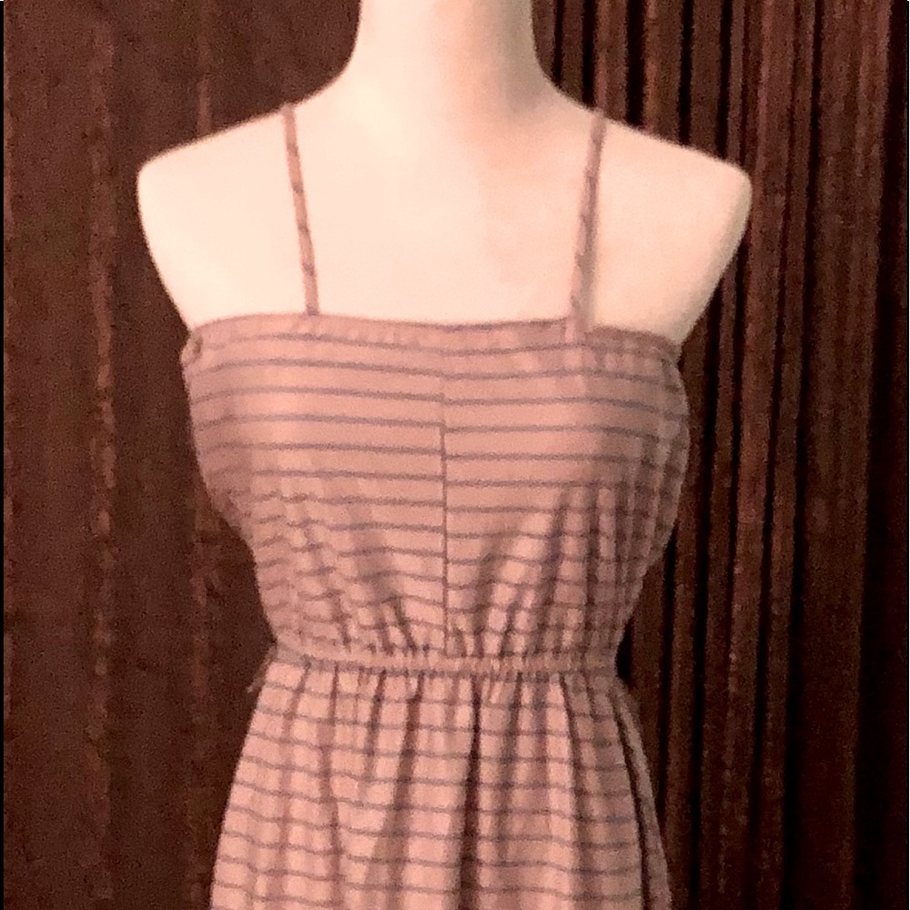 Vintage strappy 70s disco dress